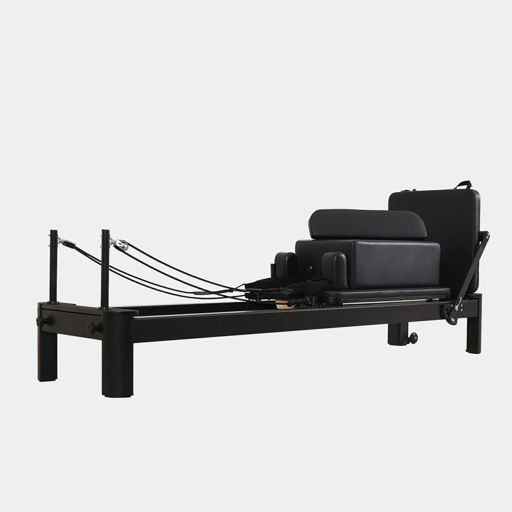 Black Aluminum Pilates Reformer