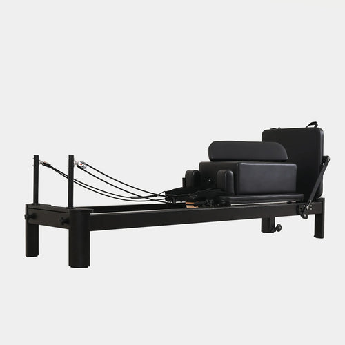 Black Aluminum Pilates Reformer